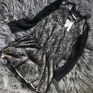 Alice and Olivia black lace dress NWT